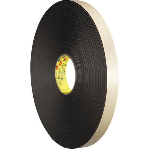 Double-Coated Foam Tape, 66 m (216') L x 12.7 mm (1/2") W, 31 mils, Polyethylene OSI Industrial Sales