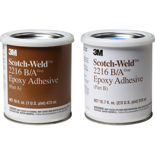 Scotch-Weld Adhesive, 32 fl. oz., Kit, Two-Part, Grey OSI Industrial Sales