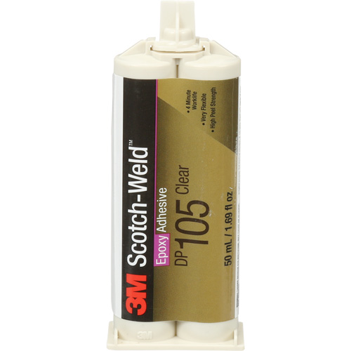 Scotch-Weld Adhesive, 1.7 fl. oz., Cartridge, Two-Part, Translucent OSI Industrial Sales
