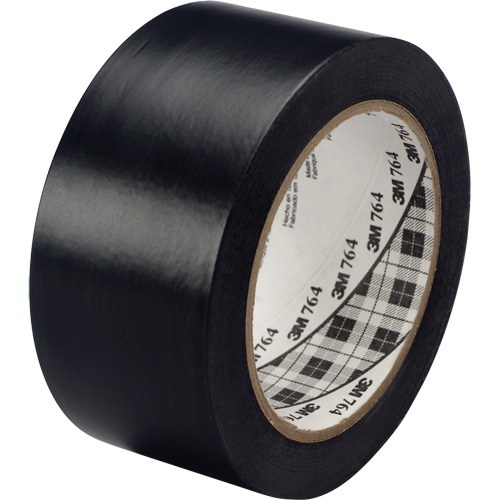 764 General-Purpose Vinyl Tape, 25.4 mm (1") W x 32.9 m (108') L, 5 mils, Black OSI Industrial Sales
