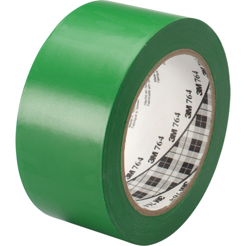 Ruban en vinyle pour travaux g&eacute;n&eacute;raux 764, 25,4 mm (1") la x 32,9 m (108') lo, 5 mils, Vert OSI Industrial Sales