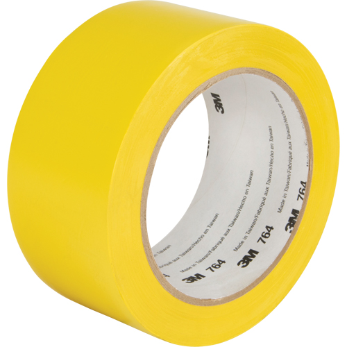 Ruban en vinyle pour travaux g&eacute;n&eacute;raux 764, 50,8 mm (2") la x 32,9 m (108') lo, 5 mils, Jaune OSI Industrial Sales