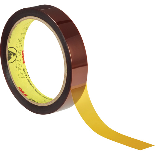 Low-Static Polyimide Film Tape  5419, 12.7 mm (1/2") x 33 m (108'), Brown OSI Industrial Sales