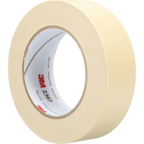 2307 Masking Tape, 36 mm (1-1/2") x 55 m (180'), Tan OSI Industrial Sales