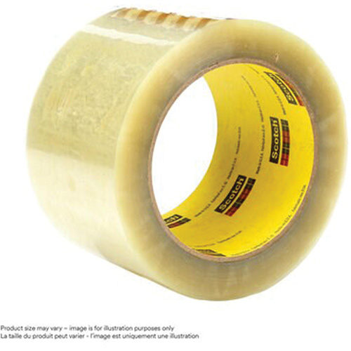 Scotch&reg; Box Sealing Tape 355, Hot Melt Adhesive, 3.15 mils, 36 mm (1-1/2") x 50 m (164') OSI Industrial Sales