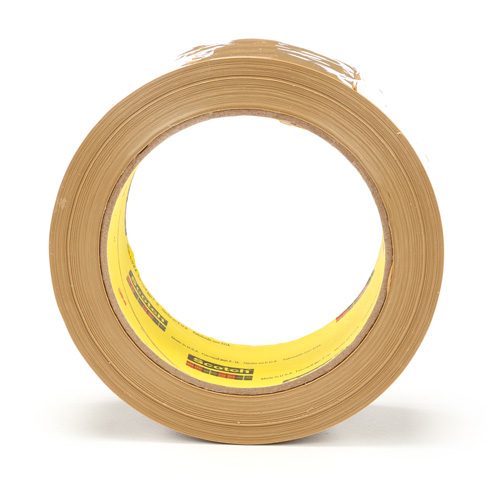 Scotch&reg; Box Sealing Tape 375, Hot Melt Adhesive, 3.1 mils, 48 mm (2") x 50 m (164') OSI Industrial Sales