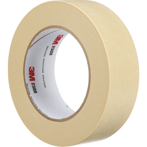 Masking Tape, 36 mm (1-1/2") x 55 m (180'), Beige OSI Industrial Sales