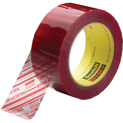 Scotch&reg; Security Message Box Sealing Tape 3779, Acrylic Adhesive, 1.8 mils, 48 mm (2") x 100 m (328') OSI Industrial Sales