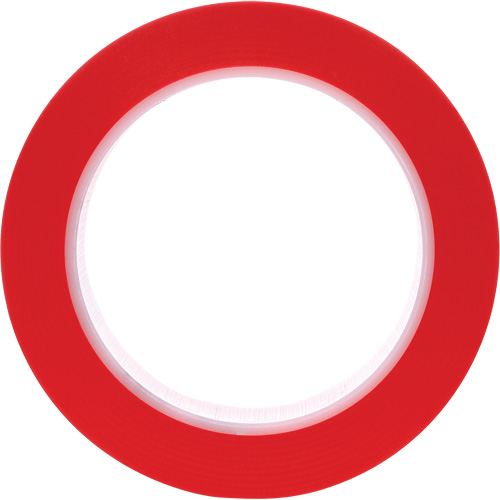 Ruban en vinyle 471, 25,4 mm (1") la x 32,9 m (108') lo, 5,2 mils, Rouge OSI Industrial Sales