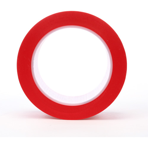 471 Vinyl Tape, 50.8 mm (2") W x 32.9 m (108') L, 5.2 mils, Red OSI Industrial Sales
