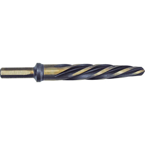 Jet-Kut&reg; Black & Gold Premium Car Reamer, 3/4", Spiral Flute, High Speed Steel, 3-Flat Shank OSI Industrial Sales