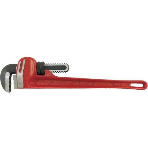 PW-18 Super Heavy-Duty Pipe Wrench, 2-7/8" Jaw Capacity, 18" Long, Powder Coated Finish, None Handle OSI Industrial Sales