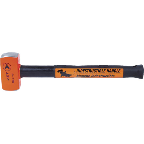 USH-416 Super Heavy-Duty Indestructible Handle Sledge Hammer, 4 lbs., 16", Solid Steel Handle OSI Industrial Sales