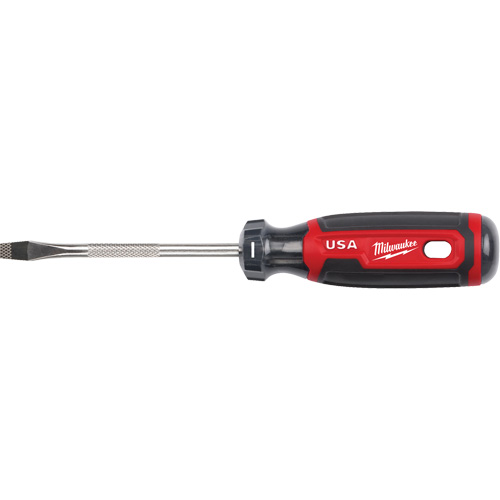 Tournevis &agrave; fente, Tige de 1/4", Ronde, 211 mm lo, Prise en Coussin&eacute;e OSI Industrial Sales