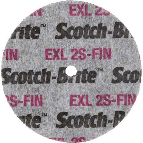 Scotch-Brite EXL Unitized Wheel, 3" x 1/2", 1/4" Arbor OSI Industrial Sales