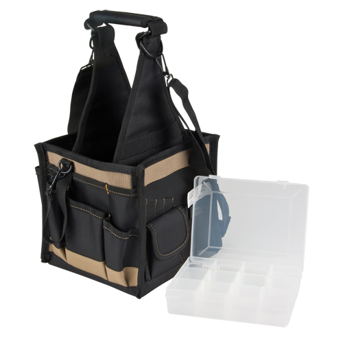 Tool Pouches, Canvas, 25 Pockets, Black OSI Industrial Sales