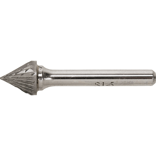Solid Carbide Burr, SJ-3, 3/8" Dia., 1/4" Shank, 5/16" Depth of Cut OSI Industrial Sales