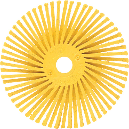 Scotch-Brite Radial Bristle Discs, Ceramic, 80 Grit, 3" Dia. OSI Industrial Sales