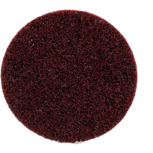 Disque &agrave; bande de conditionnement de surface Scotch-Brite, 3" dia., Grain Moyen, Oxyde d'aluminium OSI Industrial Sales