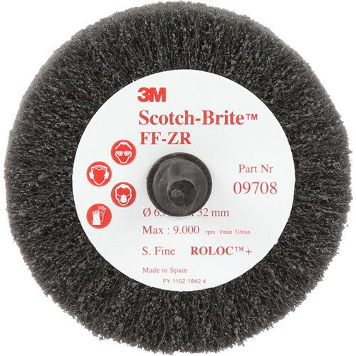Scotch-Brite Cut & Polish Flap Brush, Aluminum Oxide, Fine Grit, 2-1/2" x 1-1/4" x 1/4" OSI Industrial Sales