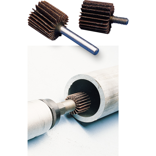 General Purpose Flap Wheel, Aluminum Oxide, 60 Grit, 2" x 1" x 1/4" OSI Industrial Sales