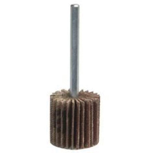 Grind-O-Flex Mini Mounted Flap Wheel, Aluminum Oxide, 80 Grit, 3" x 1" x 1/4" OSI Industrial Sales