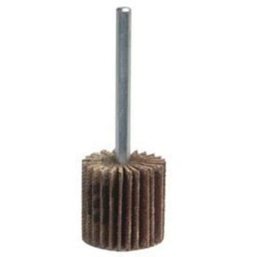 Super Finish Mini Flap Wheel, Aluminum Oxide, 80 Grit, 1-3/4" x 1/2" x 1/4" OSI Industrial Sales