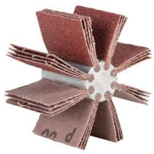 Plain Flap B-810 Bore Polisher, Aluminum Oxide, 80 Grit, 2-3/4" x 1-1/2" x OSI Industrial Sales