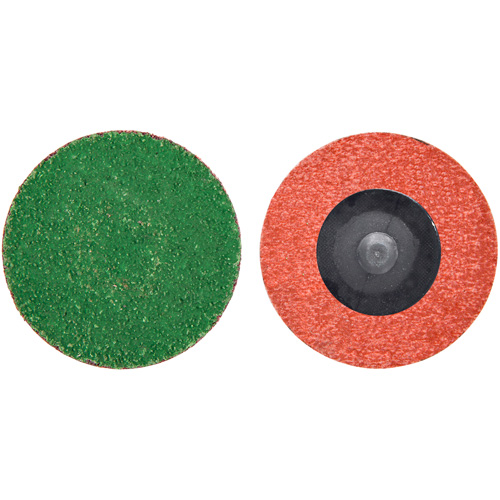 Disque de toile &agrave; changement rapide Zirc Plus, 2" dia., Grain 40, Alumine de zirconium OSI Industrial Sales