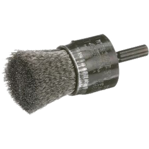 Brosse mont&eacute;e &agrave; fils ondul&eacute;s, 1", Fils 0,006" OSI Industrial Sales