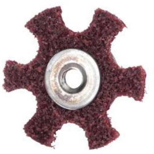 Abrasotex Surface Preparation Star, 1-1/2" Dia., Medium Grit, Aluminum Oxide OSI Industrial Sales