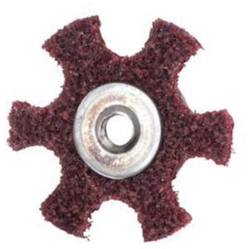 Abrasotex Surface Preparation Star, 2" Dia., Medium Grit, Aluminum Oxide OSI Industrial Sales