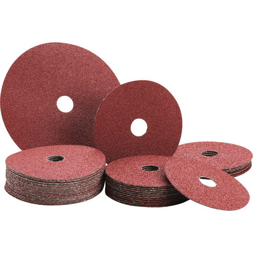 Disques en fibre, C&eacute;ramique, 50, 5" Dia x 7/8" Arbre OSI Industrial Sales