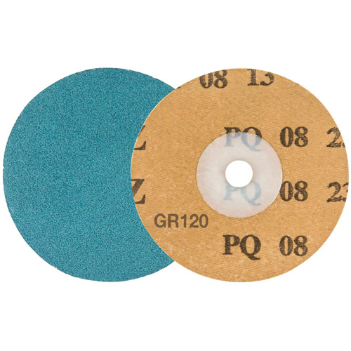 TWIST TOPCUT Sanding Disc, 3" Dia., 120 Grit, Zirconium OSI Industrial Sales
