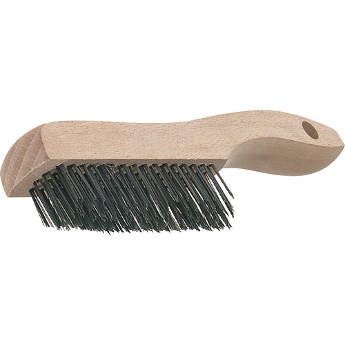 Brosses de grattage &agrave; manche &agrave; patin, garnissage en V, Acier inoxydable, 4 x 16 rangs de fils, Longueur 19-3/4" OSI Industrial Sales