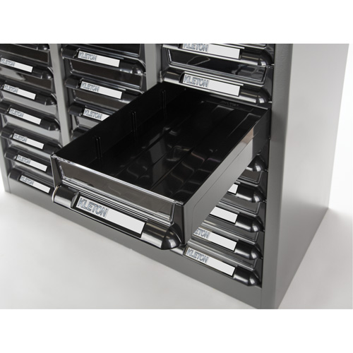 KPC-300 Parts Cabinet, Galvanized Steel, 60 Drawers, 21-3/10" x 10-2/5" x 36-9/10", Grey OSI Industrial Sales