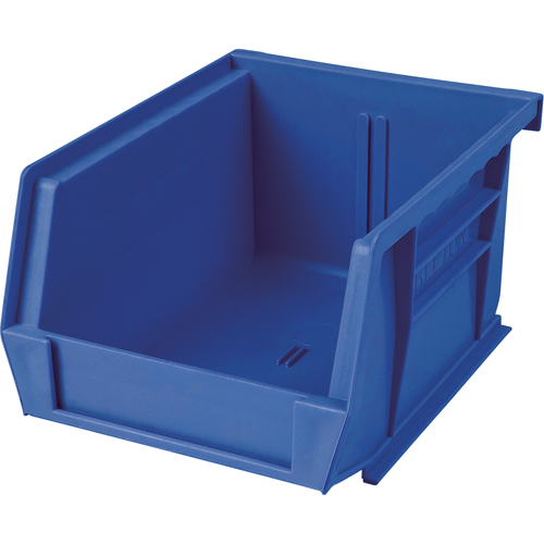 Bac en plastique, 8-1/4" la, 9" h x 18" p, Bleu OSI Industrial Sales