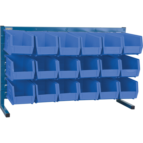 Rayonnage &agrave; persienne avec bacs, 18 bacs, 8-1/4" la x 36" p x 22" h OSI Industrial Sales
