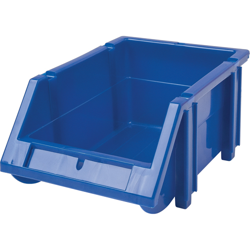 Bac empilable & &agrave; suspendre, 4-13/16" la, 3-3/16" h x 7-1/8" p, Bleu OSI Industrial Sales