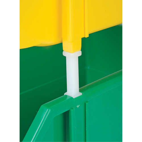 Bac empilable & &agrave; suspendre, 5-7/8" la, 4-11/16" h x 9-13/16" p, Jaune OSI Industrial Sales