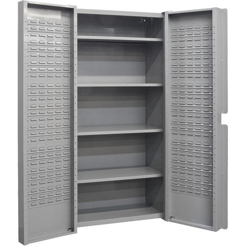 Armoires &agrave; combinaison &agrave; portes creuses, 38" la x 24" p x 72" h, Gris OSI Industrial Sales