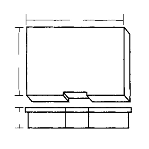 Compartment Case, Plastic, 15-1/2" W x 11-3/4" D x 2-1/2" H, Grey OSI Industrial Sales