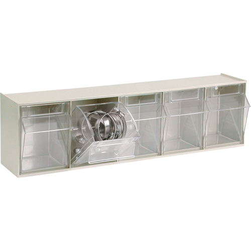 Syst&egrave;me de casiers modulaires Tip-Out, 23-5/8" la x 5-1/4" p x 6-1/2" h, 5 tiroirs OSI Industrial Sales