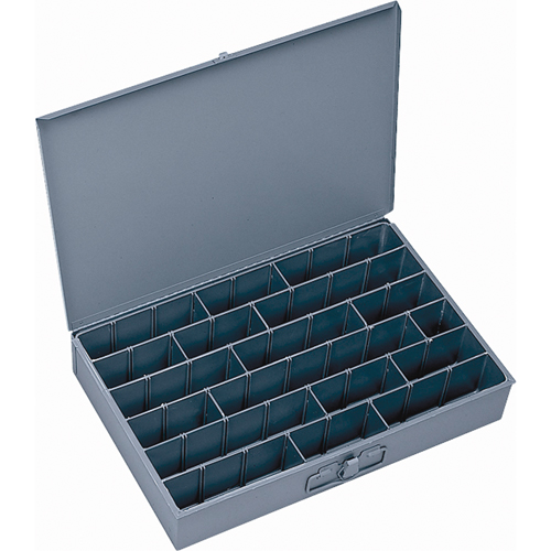 Boîtes &agrave; compartiments &agrave; fond courb&eacute;, 12" la x 18" p x 3" h, 17 compartiments OSI Industrial Sales