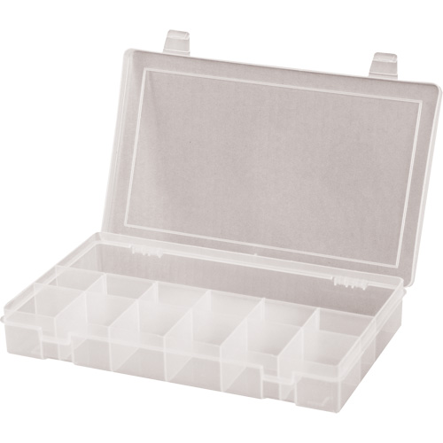 Compact Compartment Cases, 6.75" W x 11" D x 1.75" H, 13 Compartments OSI Industrial Sales