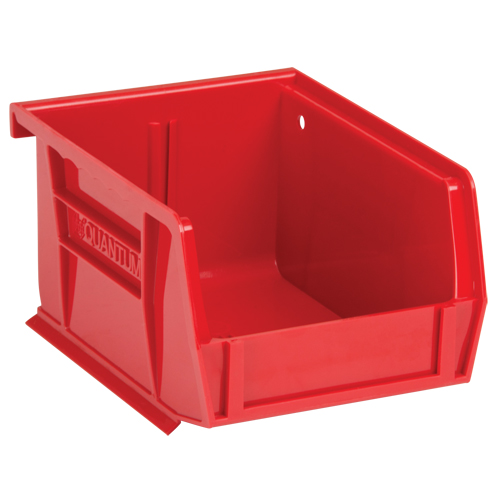 Bacs ultra empilable & suspendable, 4-1/8" la, 3" h x 5-3/8" p, Rouge OSI Industrial Sales