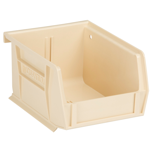 Ultra Stack & Hang Bin, 4-1/8" W x 3" H x 5-3/8" D, Ivory OSI Industrial Sales
