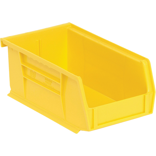 Ultra Stack & Hang Bin, 4-1/8" W x 3" H x 7-3/8" D, Yellow OSI Industrial Sales