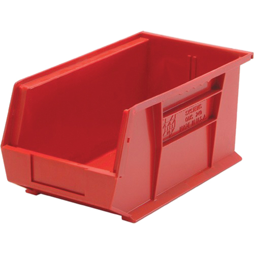 Bacs ultra empilable & suspendable, 8-1/4" la, 7" h x 14-3/4" p, Rouge OSI Industrial Sales