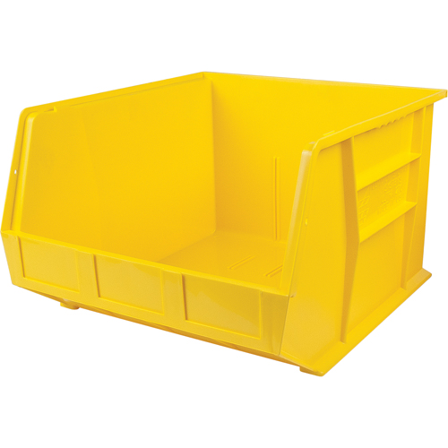 Bacs ultra empilable & suspendable, 16-1/2" la, 11" h x 18" p, Jaune OSI Industrial Sales